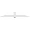 Ekena Millwork Eugene Architectural Grade PVC Gable Bracket, 96"W x 16"H x 6"D x 6"F, 4/12 Pitch GBP096X16X0606EUG00 - alternate 2